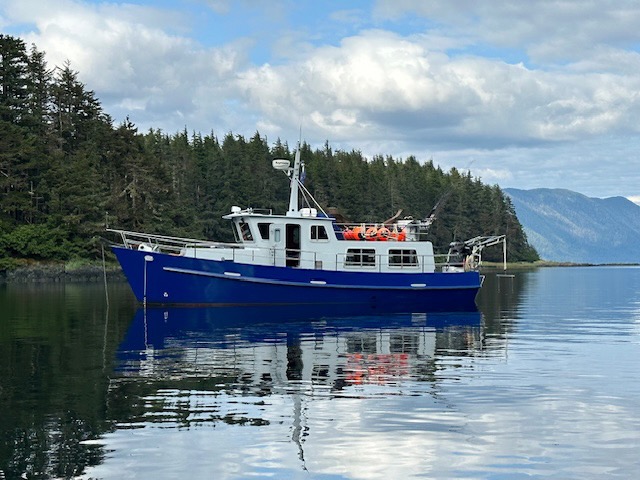 New in Juneau! 2011 35' Steel Sea Horse "Coot 35'." 80 HP Cummins, 400 Fuel. Generator, Inverter.  $225,000