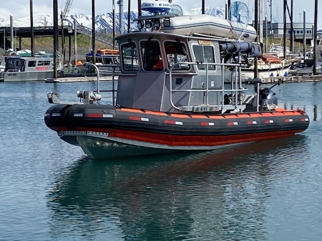 2015 28' Precision Boat Works RIB. Twin 200 HP Yamaha's. Laveo Toilet, Heat, Pot Puller, Trailer
